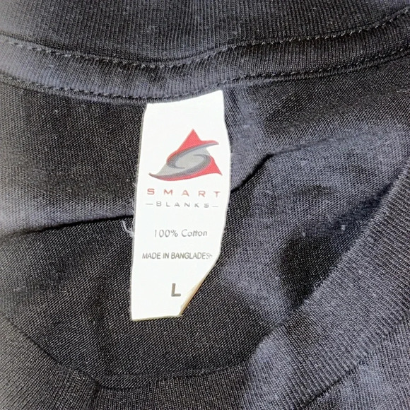 post malone black short sleeve unisex t-shirt adult LG 100% cotton smart blanks - Picture 3 of 4